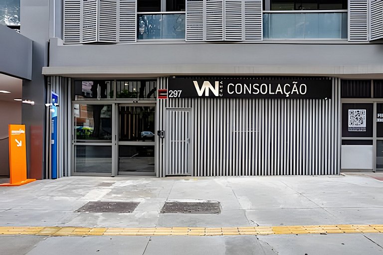 Studio na Consolação, próximo à República