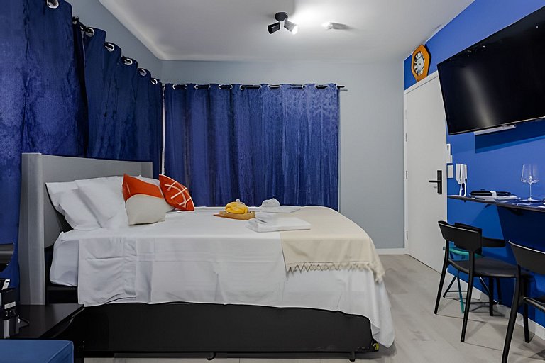 300mts do Allianz/ Cama Queen/ Wifi/ Academia