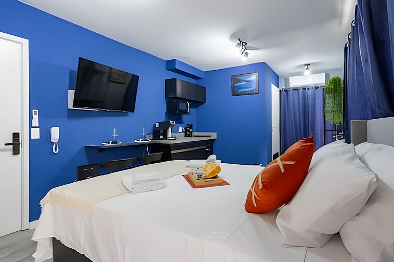 300mts do Allianz/ Cama Queen/ Wifi/ Academia