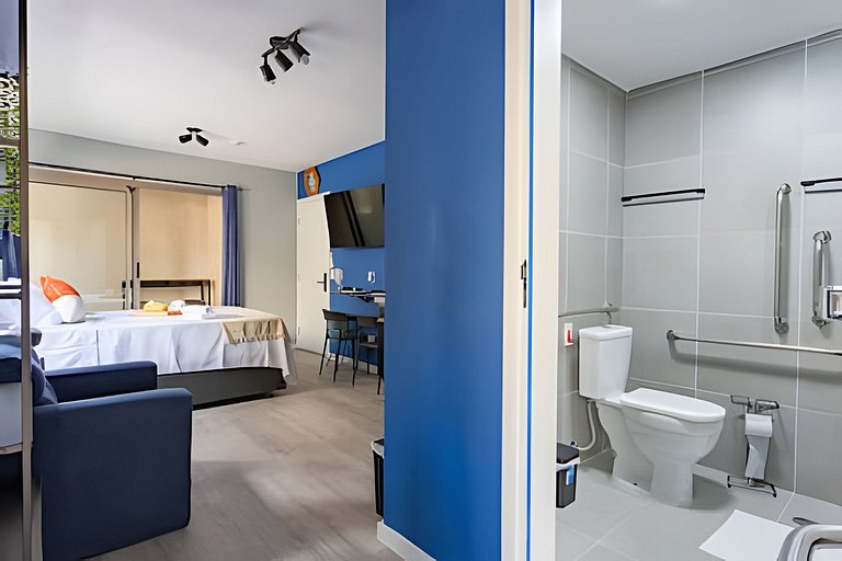 300mts do Allianz/ Cama Queen/ Wifi/ Academia