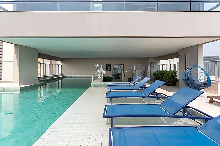300mts do Allianz/ Cama Queen/ Wifi/ Academia