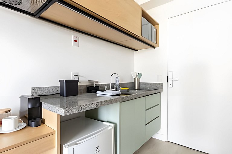Studio Luxo com vista da cidade