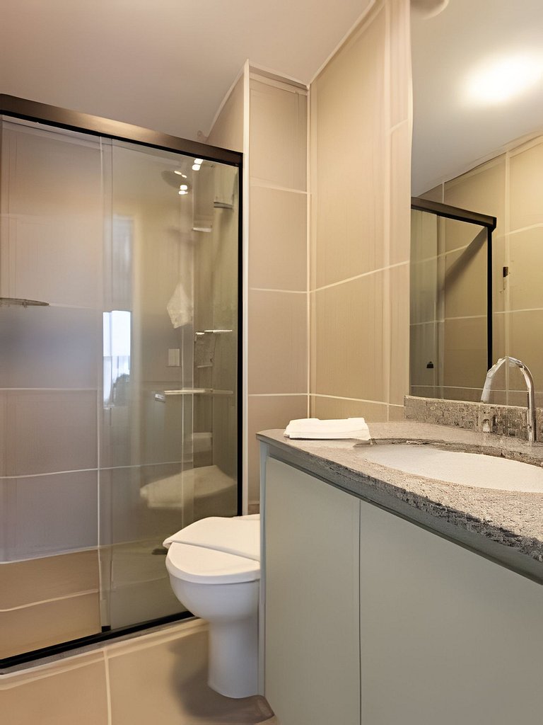 Studio Luxo com vista da cidade