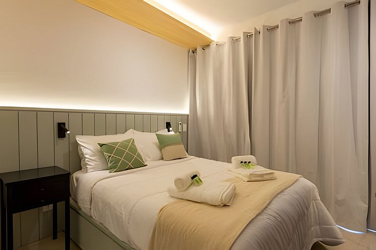 Studio Luxo com vista da cidade