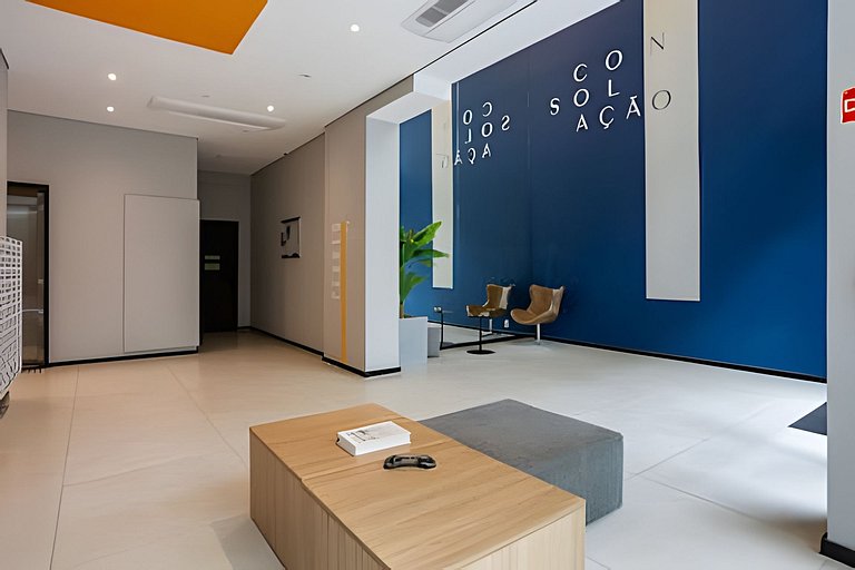 Studio Moderno na Paulista/Metrô
