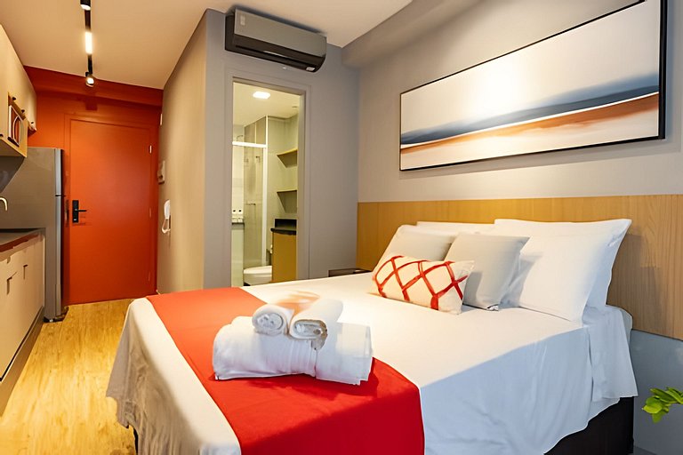 Studio Cama Casal e 2 Sofá-cama