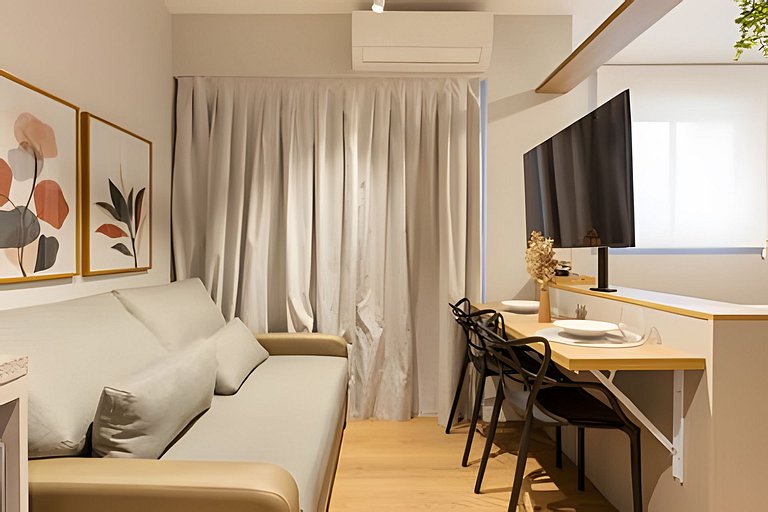Studio Cama Queen + Sofa Cama