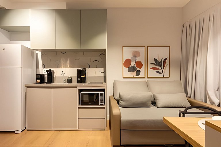 Studio Cama Queen + Sofa Cama