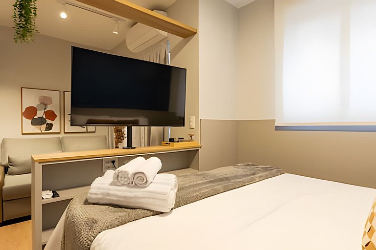 Studio Cama Queen + Sofa Cama