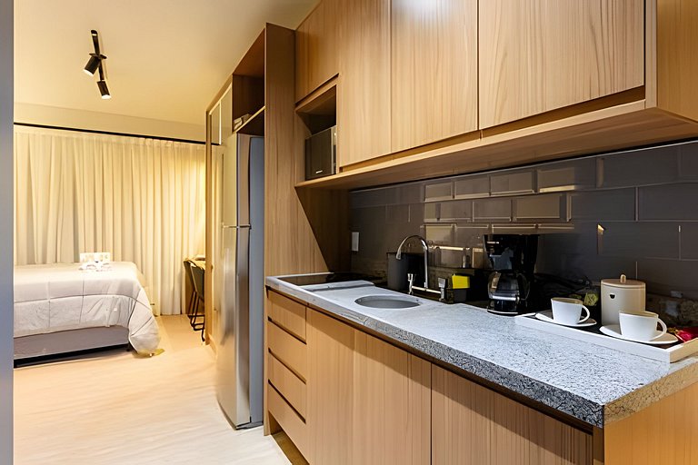 Studio Cama Casal e Sofa Cama
