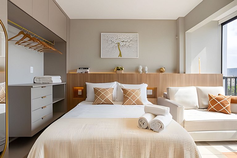 Cama Queen + Sofá-Cama - Allianz