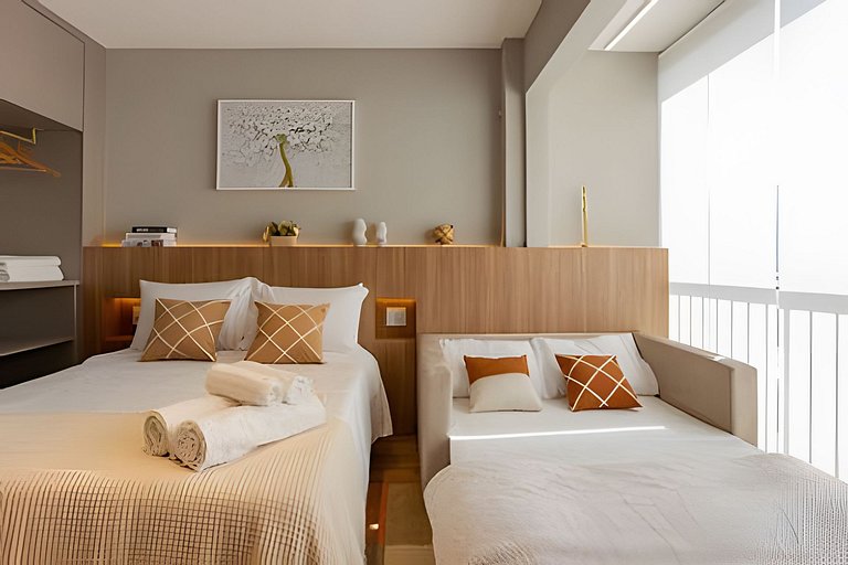 Cama Queen + Sofá-Cama - Allianz