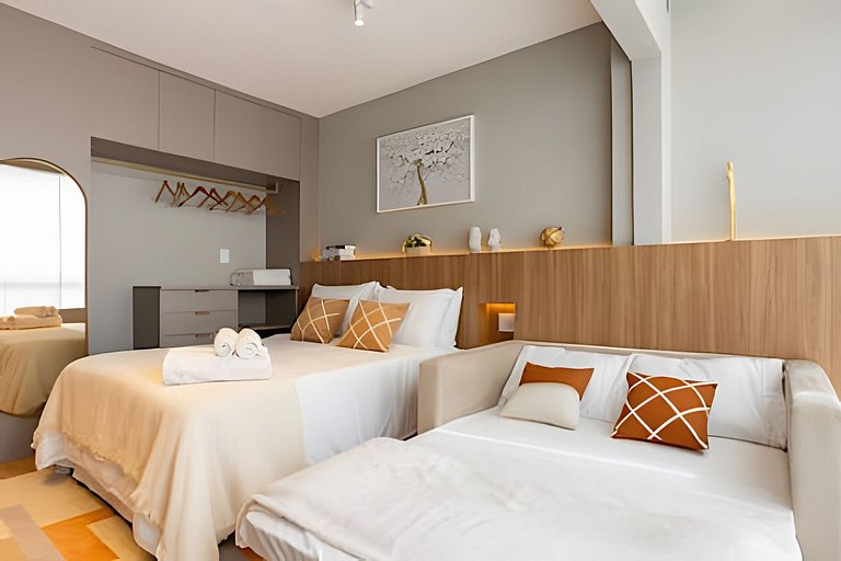Cama Queen + Sofá-Cama - Allianz