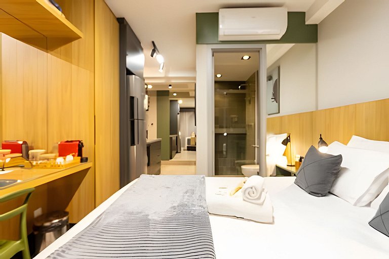Studio | Prox Allianz |Piscina Rooftop | Academia