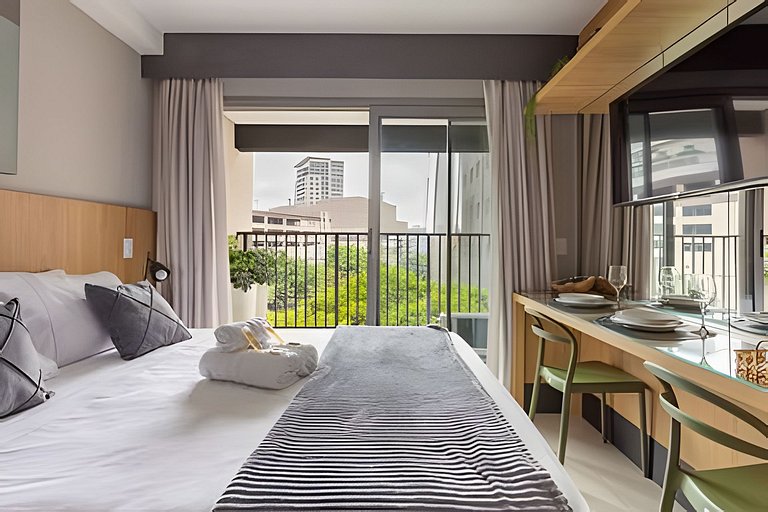 Studio | Prox Allianz |Piscina Rooftop | Academia