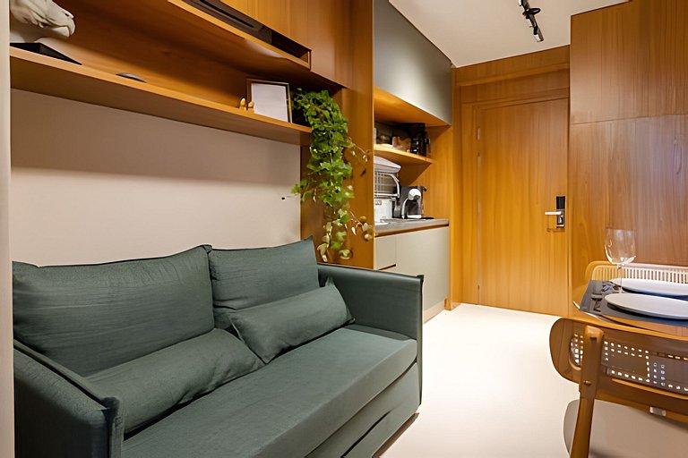Studio Luxo para 4 próximo do Allianz Parque