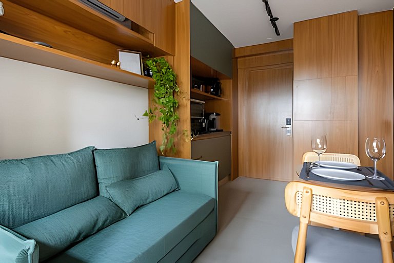 Studio Luxo para 4 próximo do Allianz Parque