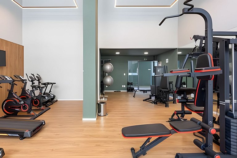 Studio Andar Alto com Linda Vista da Cidade