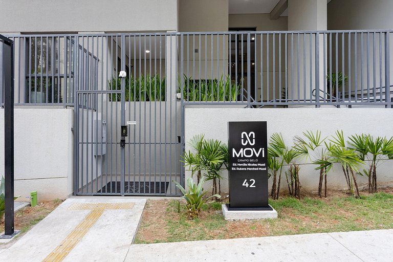Studio Andar Alto com Linda Vista da Cidade