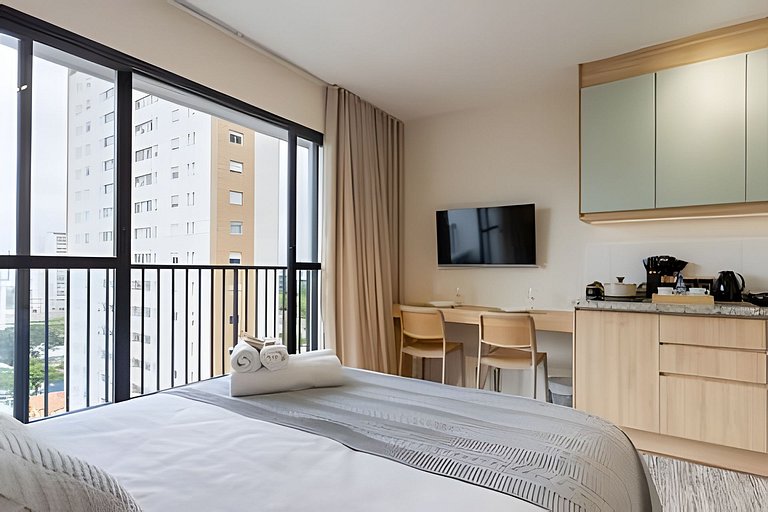 Studio ao Lado do Allianz Parque e Shopping