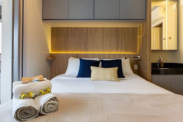 Studio perto do HCor e da Avenida Paulista