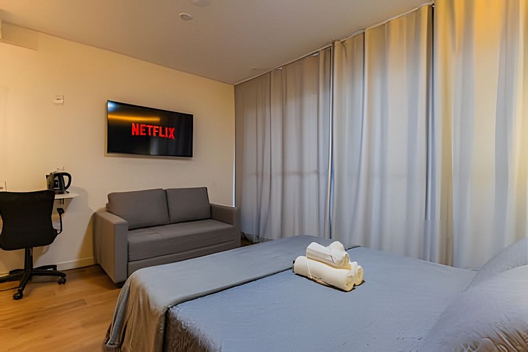 Studio charmoso para 4 próx do Allianz Parque