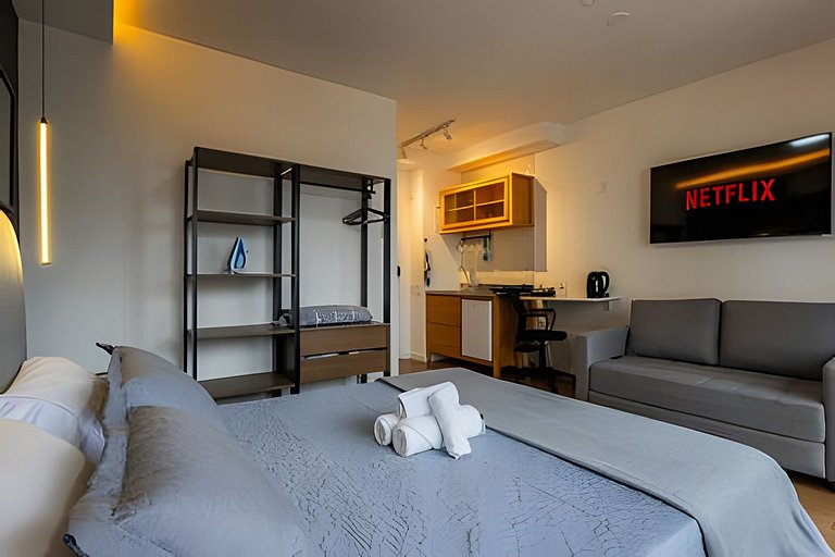 Studio charmoso para 4 próx do Allianz Parque