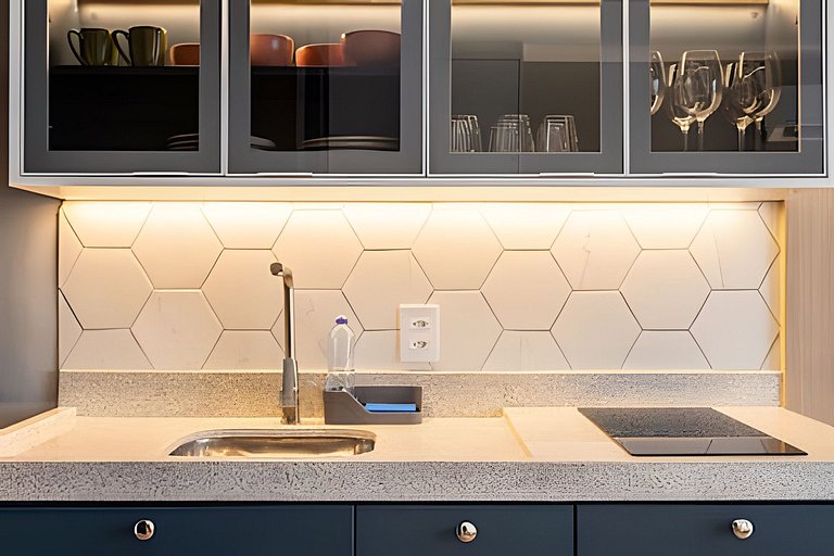 Studio Luxo p/ 3 pessoas no Allianz Parque