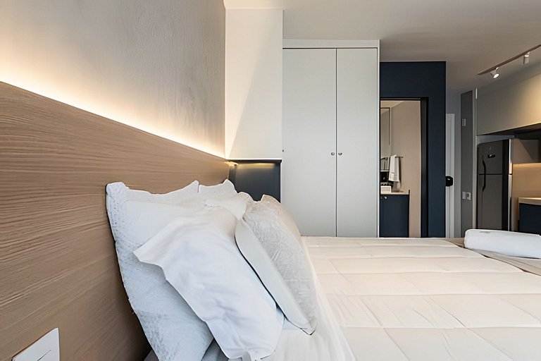 Studio Luxo p/ 3 pessoas no Allianz Parque