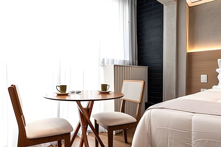 Studio Luxo p/ 3 pessoas no Allianz Parque