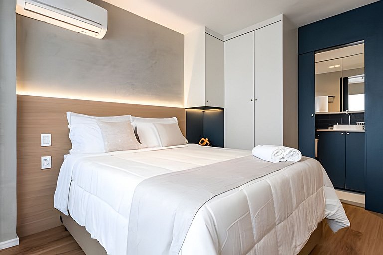 Studio Luxo p/ 3 pessoas no Allianz Parque