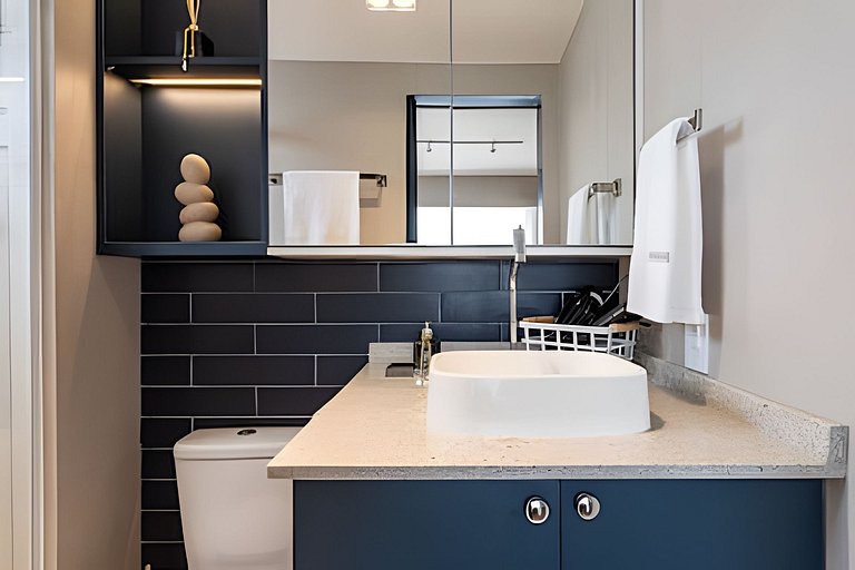 Studio Luxo p/ 3 pessoas no Allianz Parque