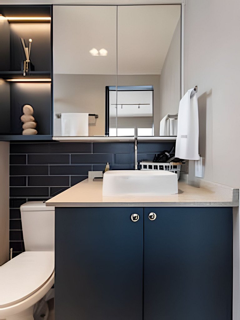 Studio Luxo p/ 3 pessoas no Allianz Parque