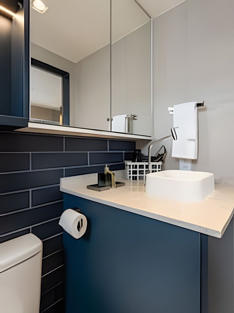 Studio Luxo p/ 3 pessoas no Allianz Parque