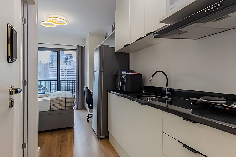 Prédio com Piscina e academia prox da Av. Paulista