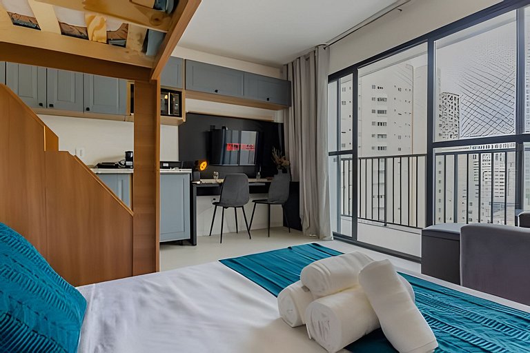 Studio para 2 adultos 2 Crianças prox do Allianz