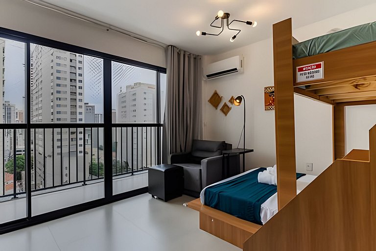 Studio para 2 adultos 2 Crianças prox do Allianz