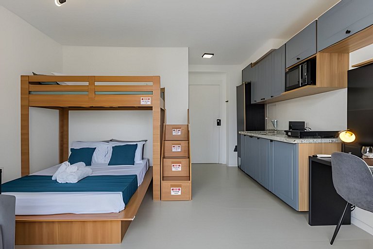 Studio para 2 adultos 2 Crianças prox do Allianz