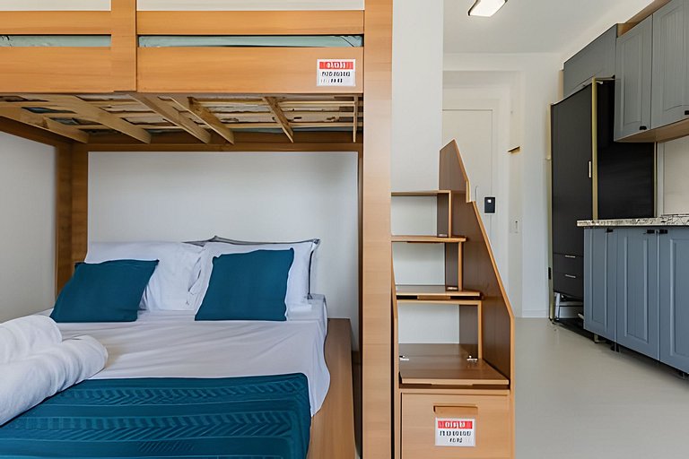 Studio para 2 adultos 2 Crianças prox do Allianz