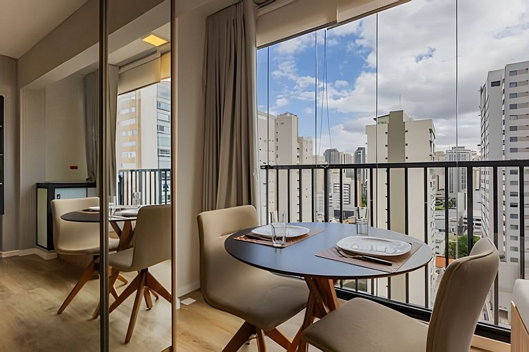 Studio p/ 3 prox do Allianz Parque e Shoppings