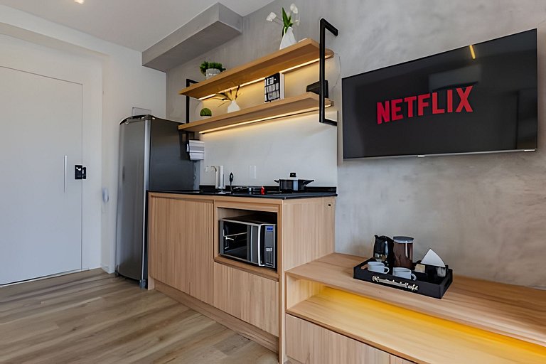 Studio p/ 3 prox do Allianz Parque e Shoppings