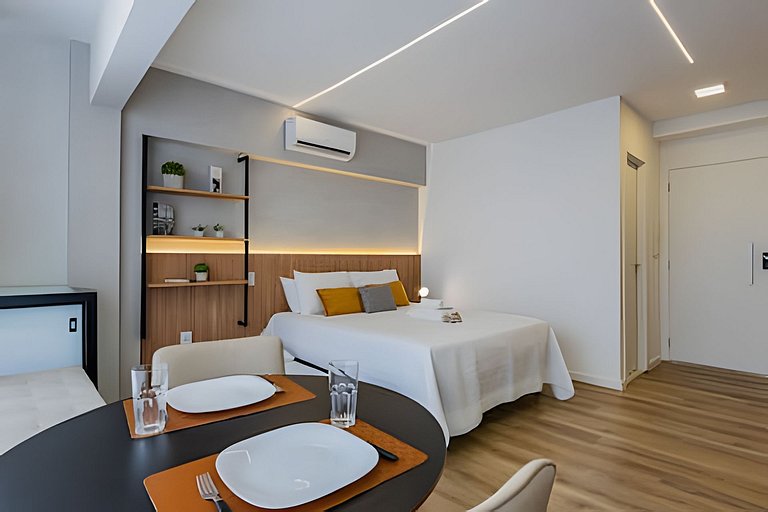 Studio p/ 3 prox do Allianz Parque e Shoppings