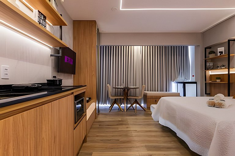 Studio p/ 3 prox do Allianz Parque e Shoppings