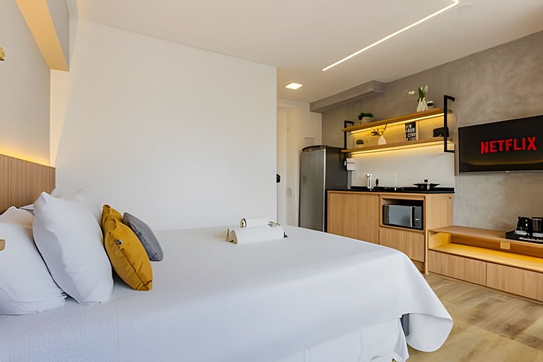 Studio p/ 3 prox do Allianz Parque e Shoppings