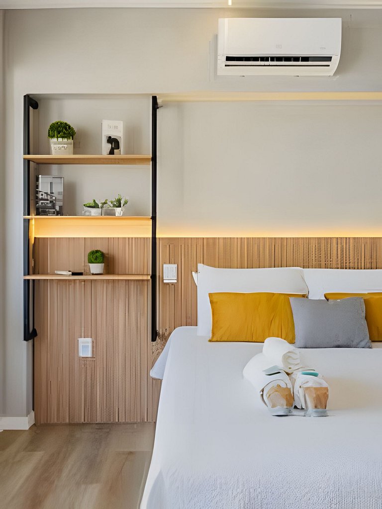 Studio p/ 3 prox do Allianz Parque e Shoppings