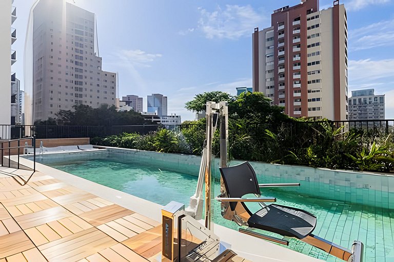 Studio p/ 3 prox do Allianz Parque e Shoppings