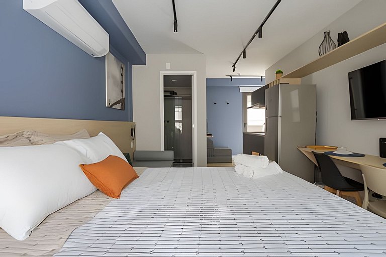 Studio para até 5 ao lado do Allianz Parque