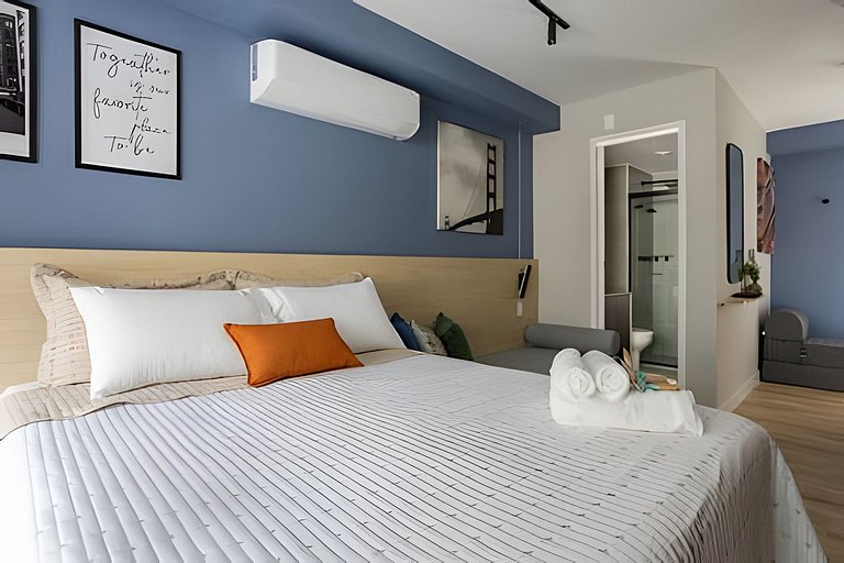 104 - Nik Perdizes · Studio para até 5 ao lado do Allianz Pa