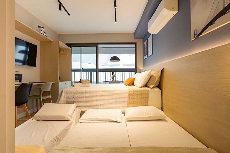 104 - Nik Perdizes · Studio para até 5 ao lado do Allianz Pa