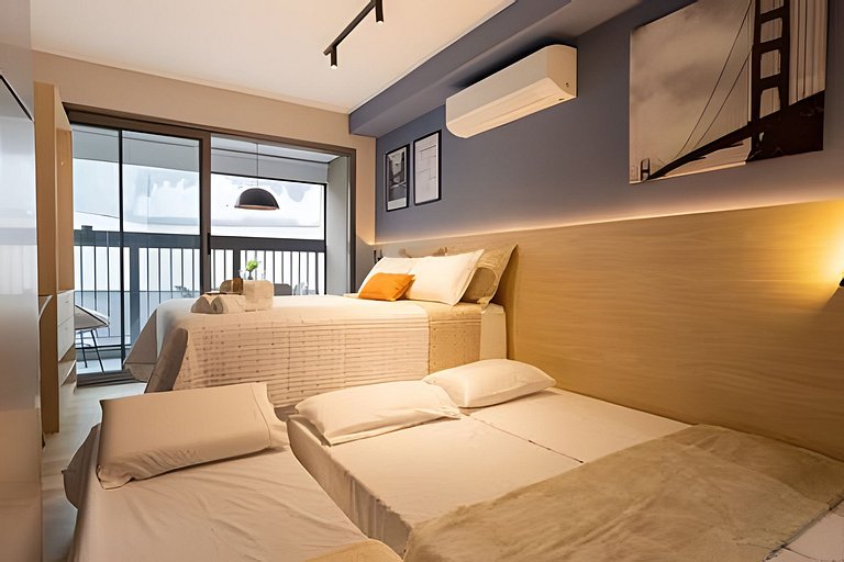 104 - Nik Perdizes · Studio para até 5 ao lado do Allianz Pa